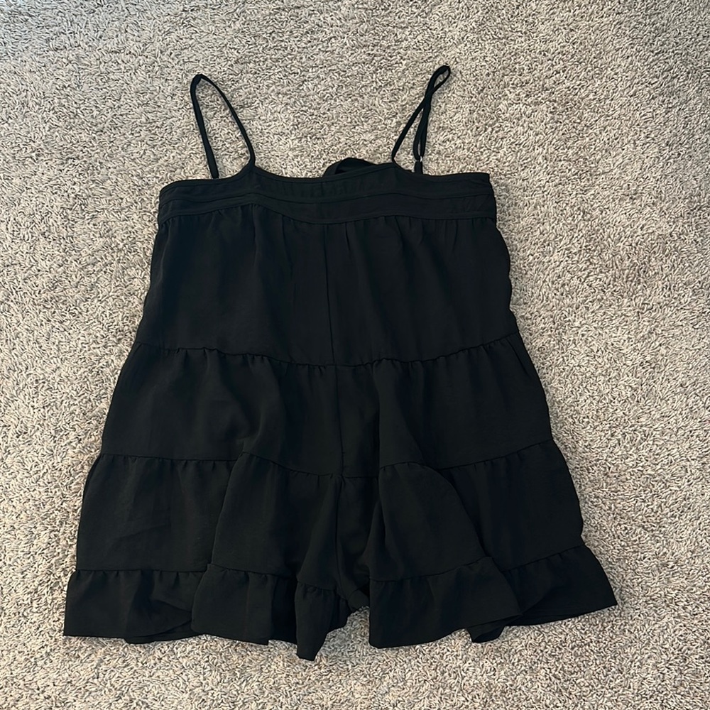 NWT &Merci black romper Sz L